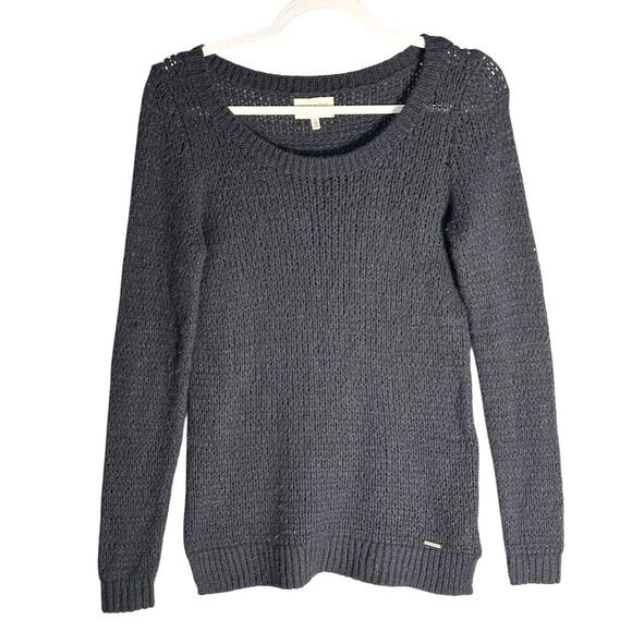 Gilly Hicks Sz S Open‎ Knit Wool Blend Pullover Sweater Neutral Soft Abercrombie - Picture 1 of 10
